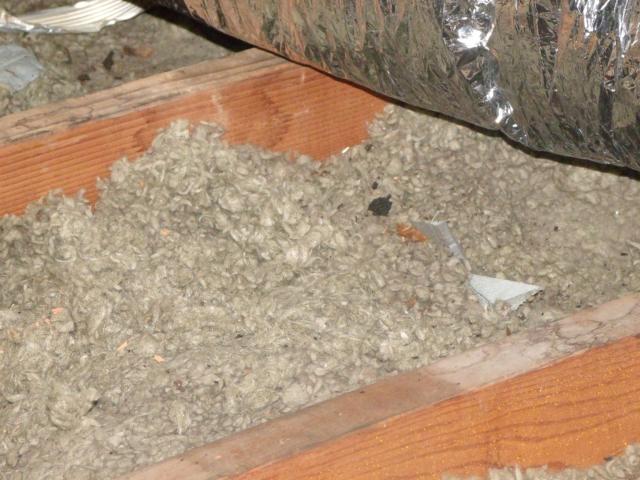 Inadequate insulation in attic